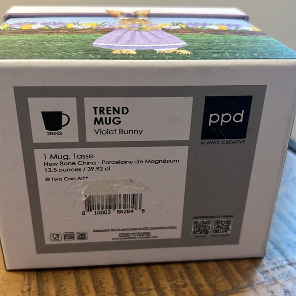 Violet The Bunny Boxed Mug by TWO CAN ART (PATTI GAY) from PPD - Picture 7 of 7